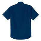 半袖ブロードシャツ（レディース）（00810-SBL）背面