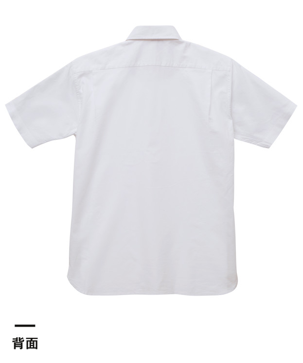 オックスフォードボタンダウンショートスリーブシャツ（1268-01）背面