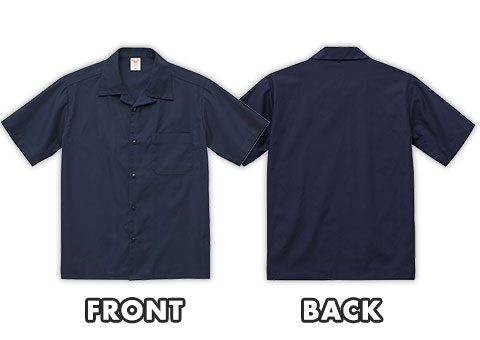 1759-01 T/Cオープンカラー ショートスリーブ シャツ｜FRONT、BACK