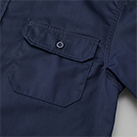 T/Cワークロングスリーブシャツ（1773-01）胸ポケット