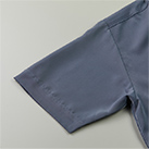 シルキー オープンカラー シャツ（1785-01）袖