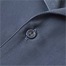 シルキー オープンカラー シャツ（1785-01）ボタンはシェルライク（樹脂製）