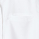 レディスイタリアンカラー七分袖ブラウス（FB4034L）胸ポケット