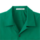 ブロードレギュラーカラー半袖シャツ（FB4527U）襟