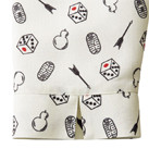 和衿プリントシャツ（縁起物）（FB4538U）袖口のスリット