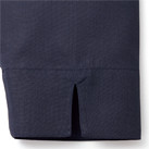 ユニセックス開襟和シャツ（FB4542U）袖口のスリット