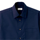 メンズレギュラーカラー半袖シャツ（FB5041M）襟