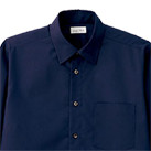 メンズレギュラーカラー七分袖シャツ（FB5042M）襟