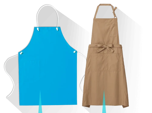 首掛け型エプロン サンプル