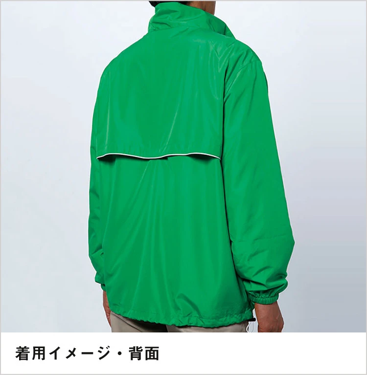 ハイブリッドジャケット|着用イメージ・背面