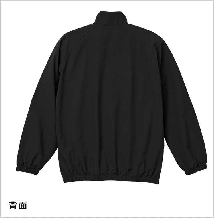 コットンライク ナイロン トレーニング ジャケット(裏地付)|背面