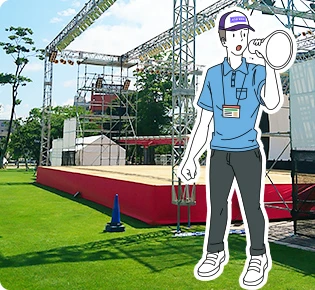 活用シーン1｜野外イベントや街頭キャンペーンに