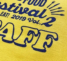 シルクスクリーン印刷接写