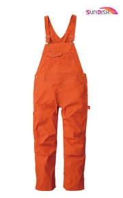 サロペット　T/C　ストレッチリップストップ｜SUNDISK（サンディスク）｜大型サイズ有