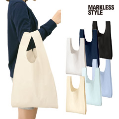 厚手コットンマルシェバッグ(M)｜MARKLESS STYLE（マークレススタイル）