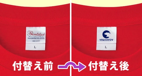付替え前→付替え後