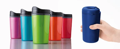 プラスチック製タンブラー使用イメージ