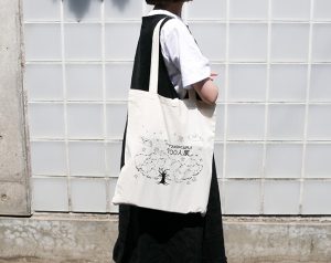 実績写真のご紹介：コンパクトA3エコバッグ（105-C）