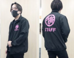 実績写真のご紹介：マイクロリップストップスタッフジャケット（一重）（7061-01）