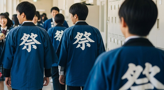 法被がもたらす一体感とインパクト