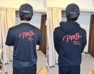 実績写真のご紹介：4.1オンスドライアスレチックTシャツ(5900-01-02-03)＆8.4オンス フーデッドライトパーカー(00216-MLH) ＆デフレCAP(DF51-76)